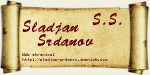 Slađan Srdanov vizit kartica